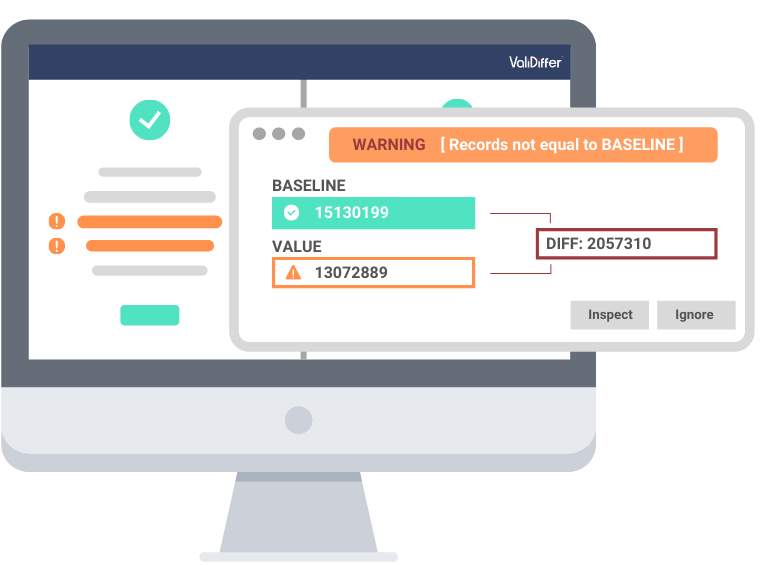 Data Validation on computer screen