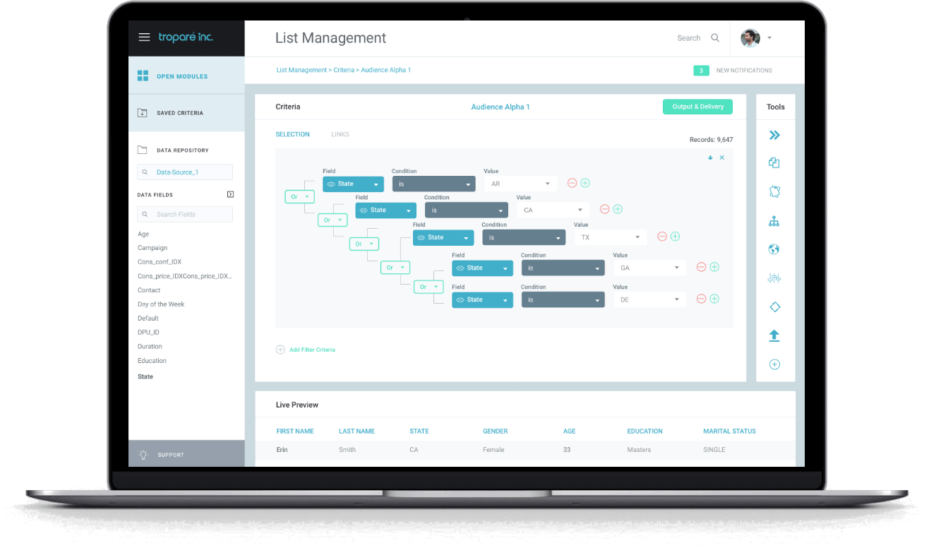 query sequence overview datablender